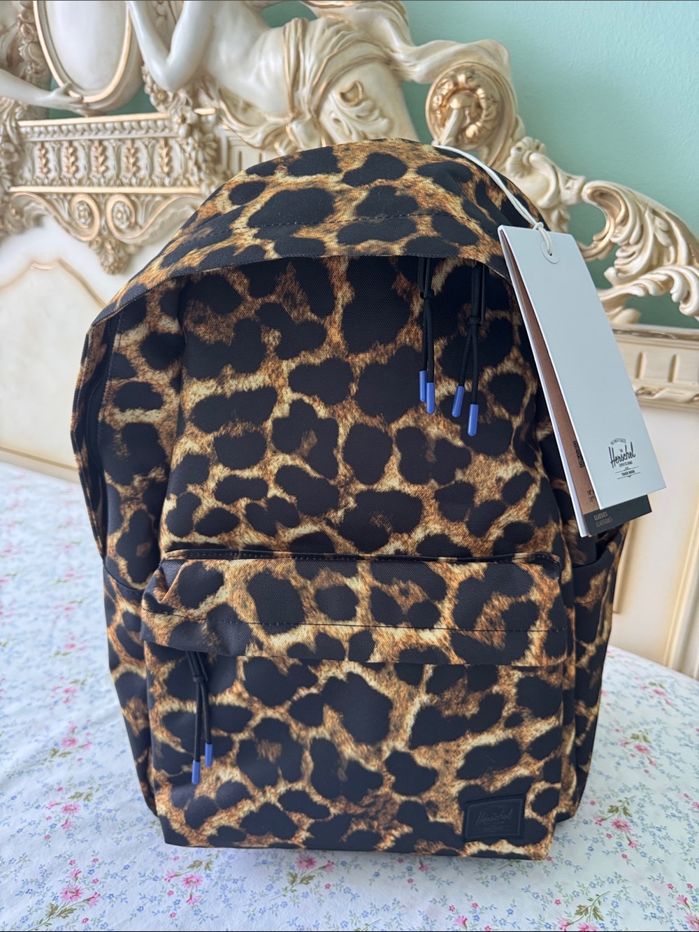 Herschel Supply Company Leopard Print Backpack - Black & Brown